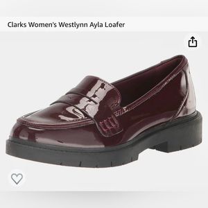 Clark’s Westlynn Ayla Burgandy Loafer. Size 7. New!